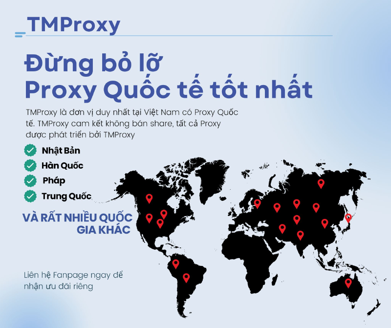 Featured image of post DỊCH VỤ PROXY CỦA TMPROXY