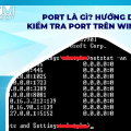 Port là gì? Hướng dẫn kiểm tra Port trên Windows