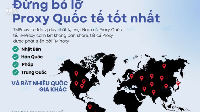 Dịch vụ Proxy của TMProxy: Đánh giá chi tiết và các gói dịch vụ